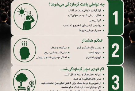 خود مراقبتی در مراسم وداع و تشییع پیکر مطهر امام شهید